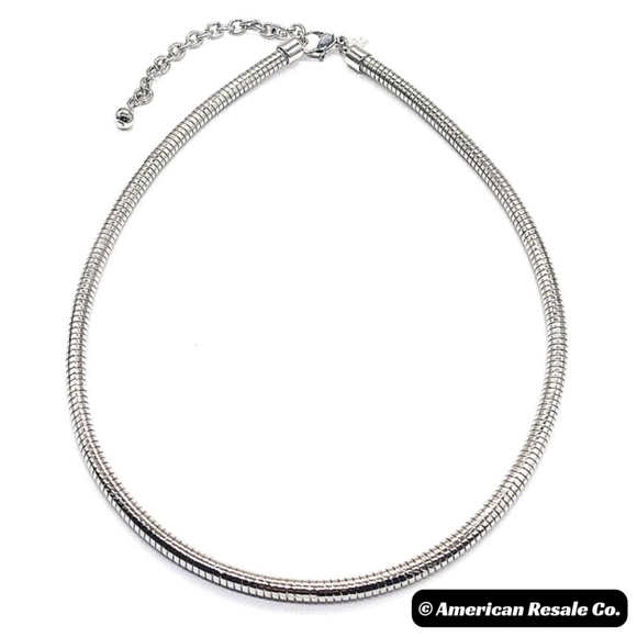 Joan Rivers Jewelry - New JOAN RIVERS Vintage 18" Silver Snake Omega Choker Collar Necklace